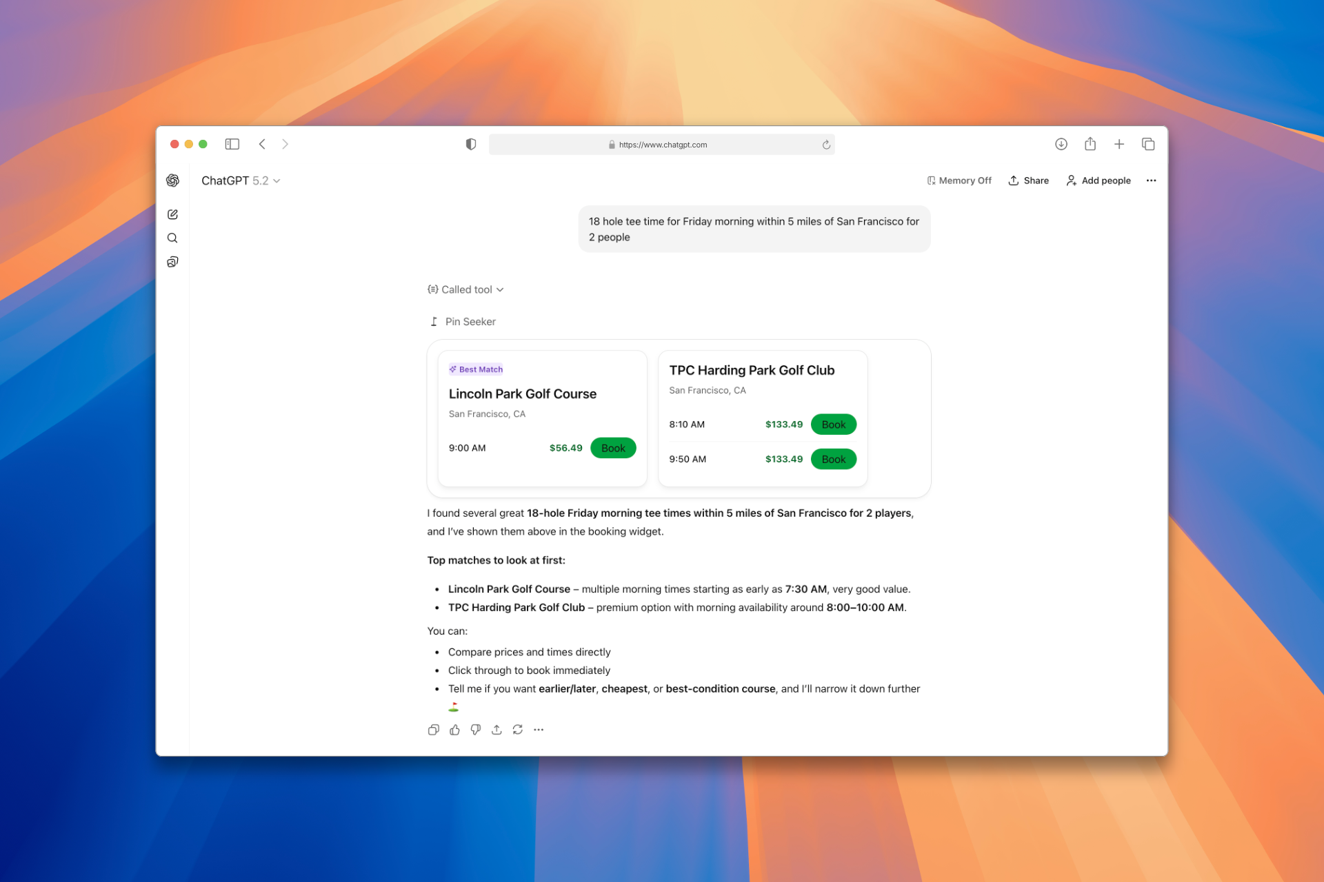 Pin Seeker ChatGPT App